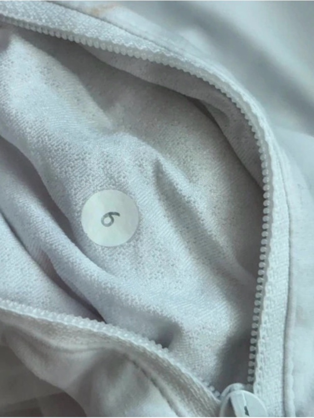 Lululemon vintage pace setter ruffle back skirt white Y2K mini athletic skirt - Picture 4 of 5